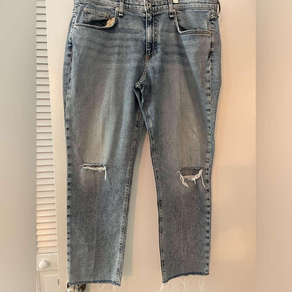 Rag & Bone Dre Low Rise Slim Boyfriend Jean sz 33